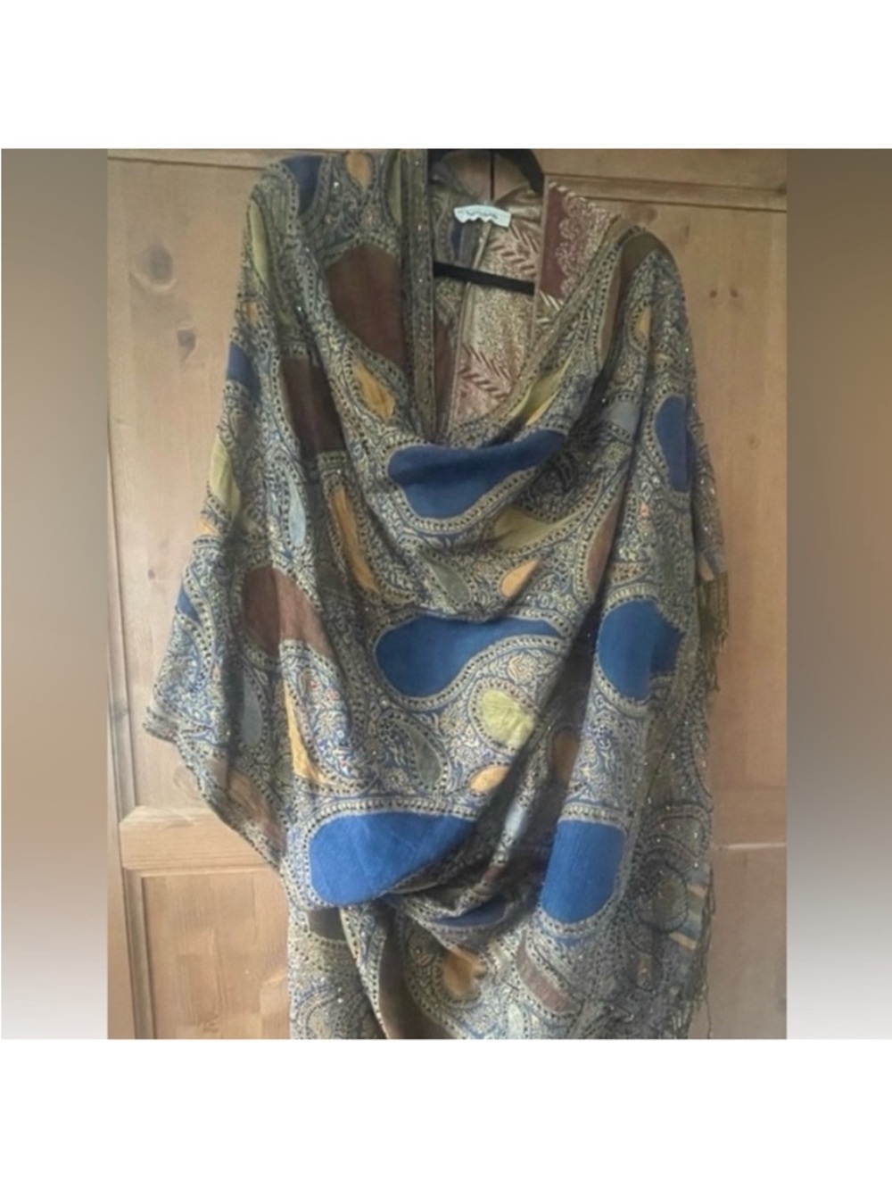 Mad Mrs Rochester Paisley Pashmina Wrap Scarf